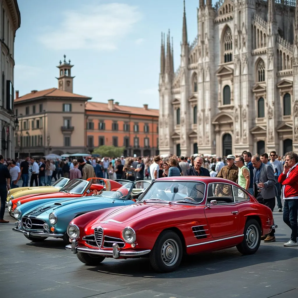 Raduno auto d'epoca