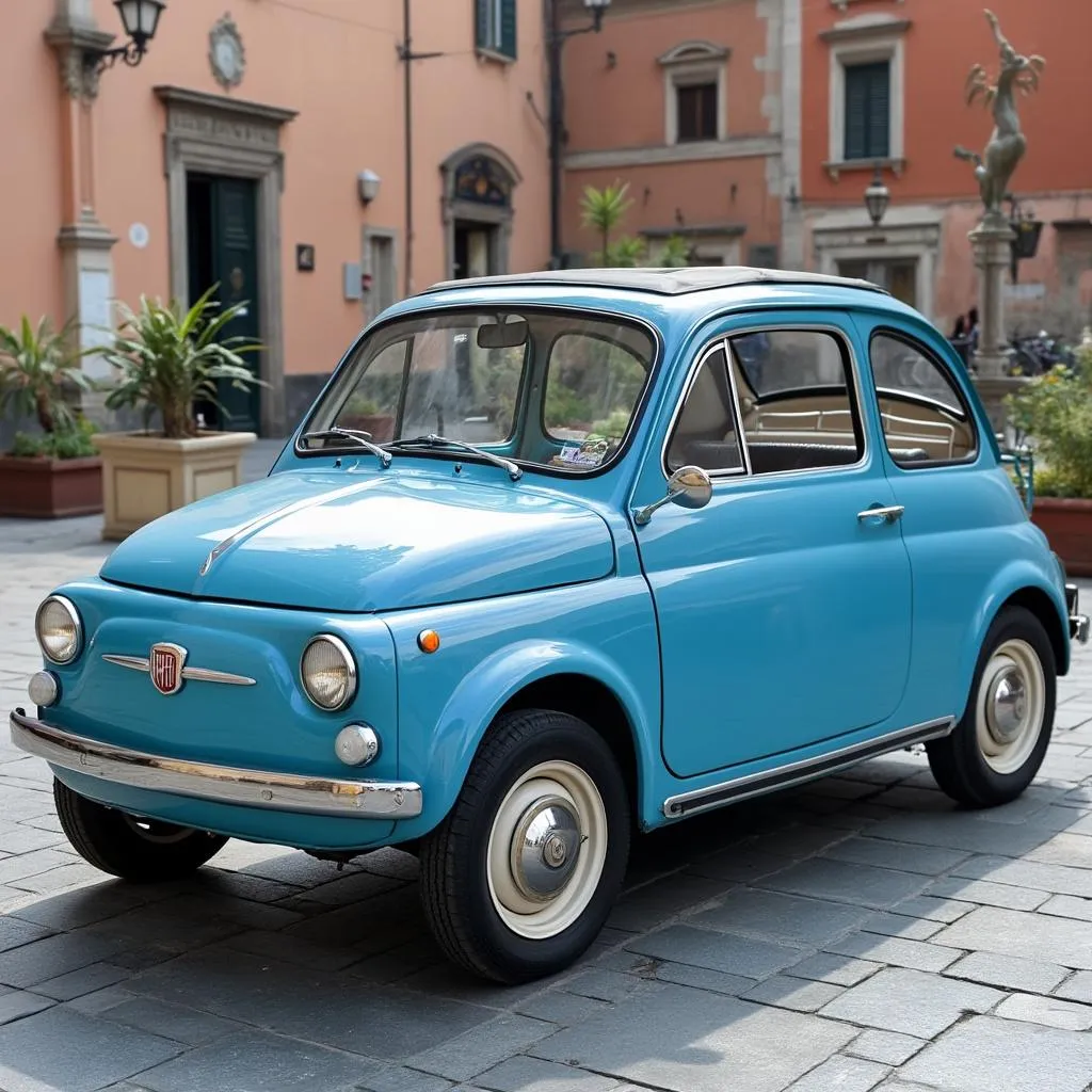Restauro Fiat 500 d'epoca